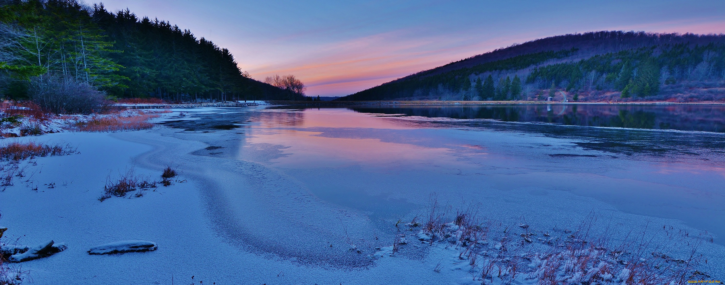 , , , trees, , mountains, , , , , winter, snow, river